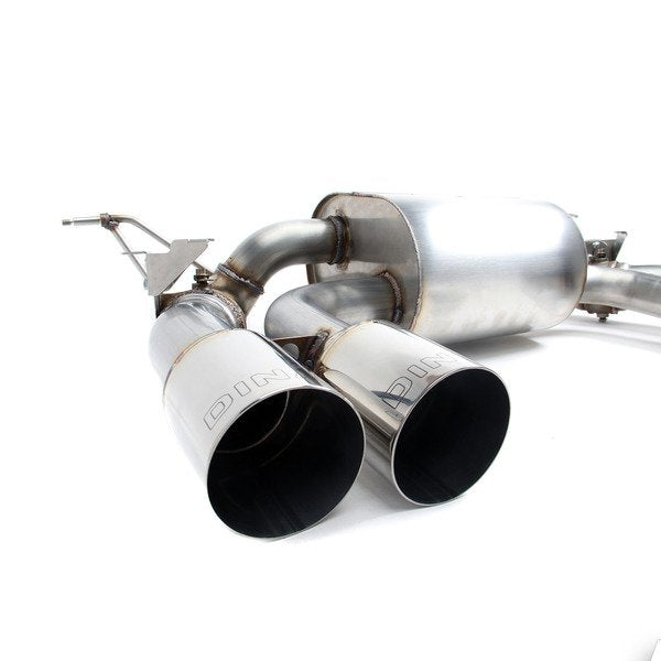 Stainless Axle-Back Exhaust - Polished Tips