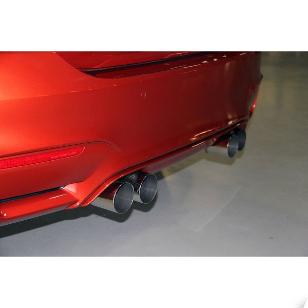 Stainless Axle-Back Exhaust - Polished Tips