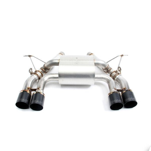 Stainless Axle-Back Exhaust - Black Tips