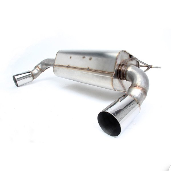 Stainless Axle-Back Exhaust - Polished Tips