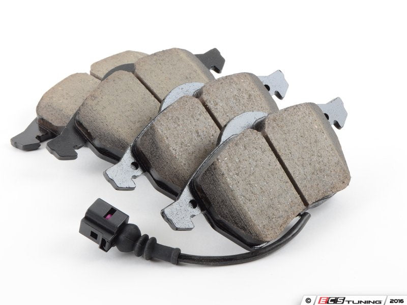 Front Euro Ceramic Brake Pad Set - With Sensors