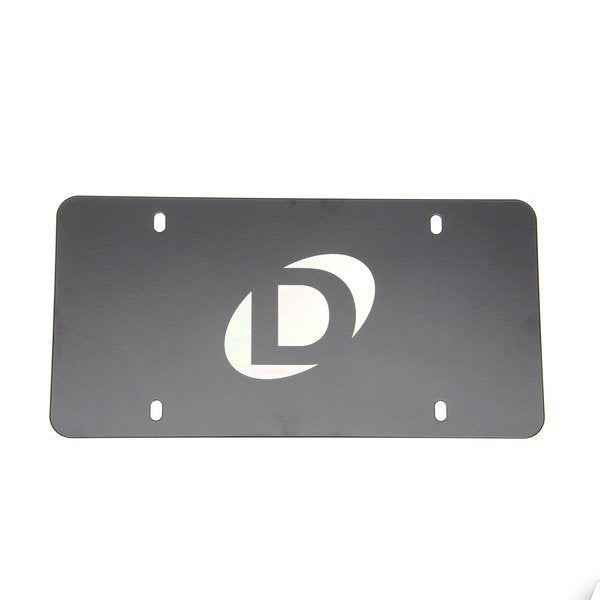 Dinan Marque Plate - Black with Centered Logo