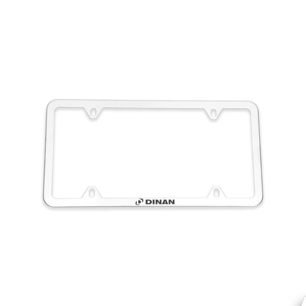 Dinan Slimline License Plate Frame - Brushed