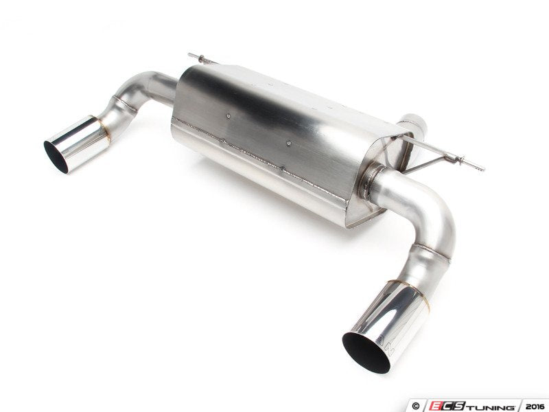 Stainless Axle-Back Exhaust - Polished Tips