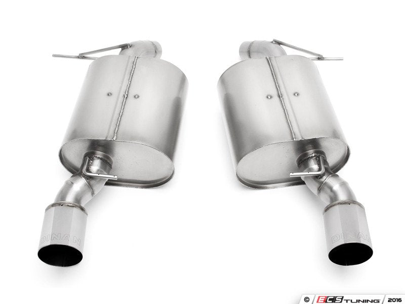 Stainless Axle-Back Exhaust - Polished Tips