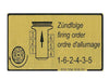 Firing Order Decal