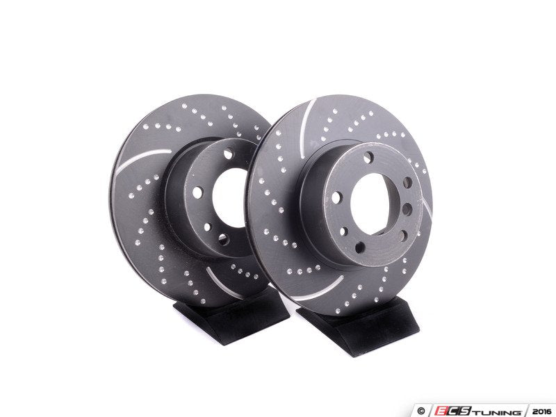 Front Sport Brake Rotors - Pair (302x22)