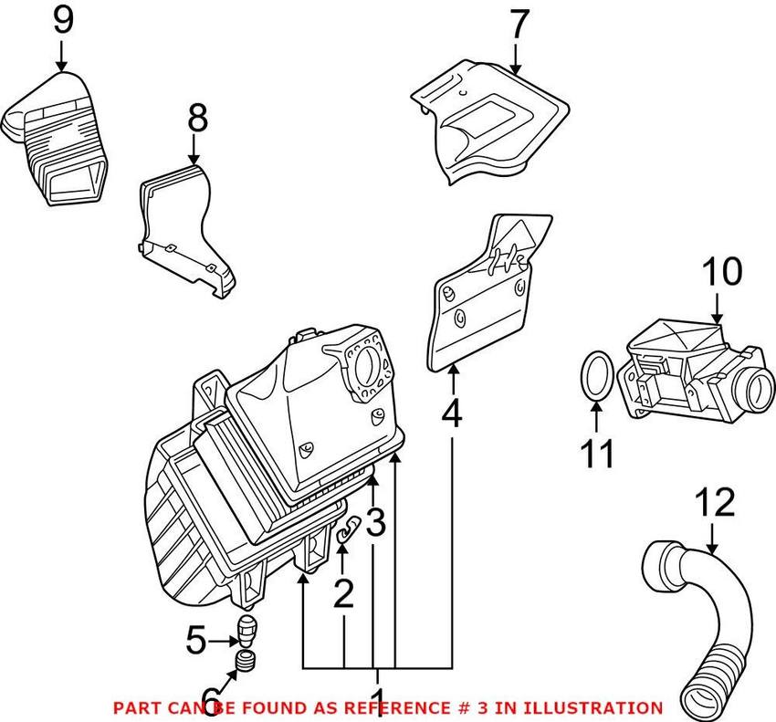 Audi Air Filter 8D0133843 – Genuine VW/Audi