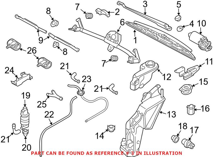 Windshield Wiper Arm – Driver Side