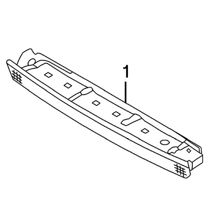 Audi License Plate Light – Passenger Side 8H0945097B