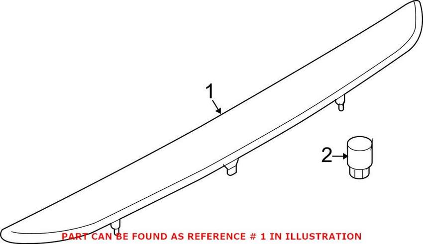 Audi Brake Light 8J0945097 – Genuine VW/Audi