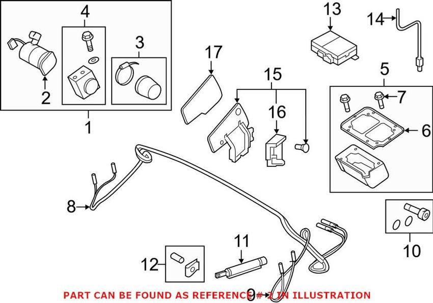 Audi Convertible Top Motor 8J7959755