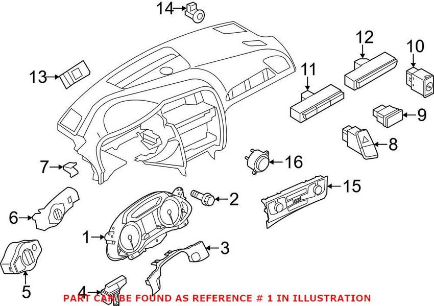 Audi Instrument Cluster 8K0920950P