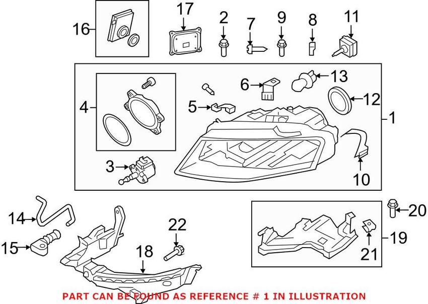 Headlight Assembly – Front Driver Side