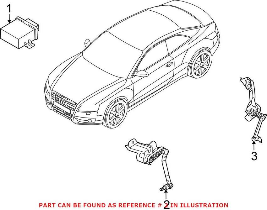 Headlight Level Sensor – Front Driver Side