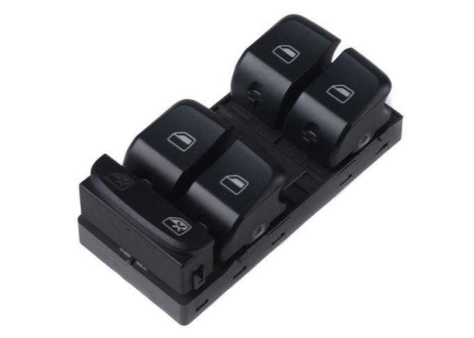 Window Switch – Front Driver Side (Black)