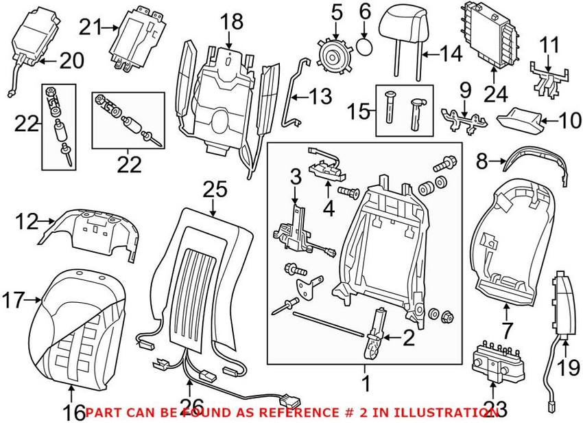 Audi Seat Motor – Driver Side 8KD959761A