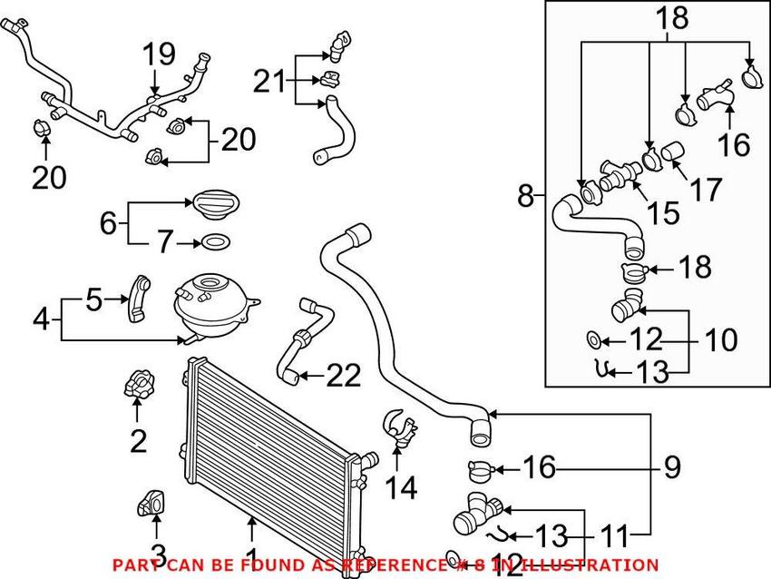 Radiator Coolant Hose – Upper