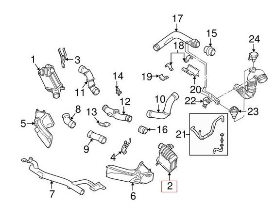 Audi Intercooler 8L9145805H