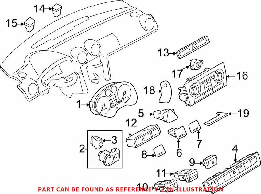 Audi Headlight Switch 8P1941531DG5PR