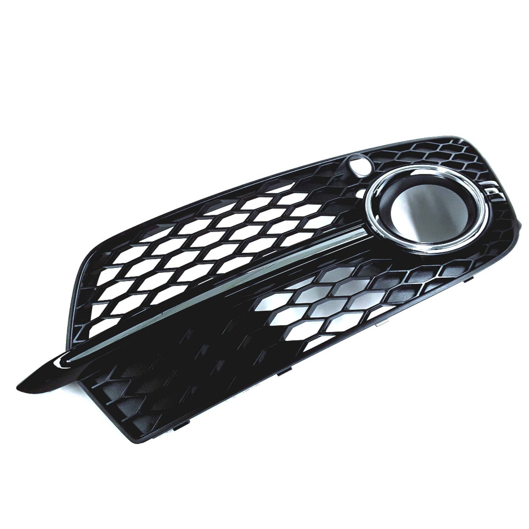 Audi Foglight Grille – Passenger Side (Satin Black) (S-Line) 8R0807682NBJI