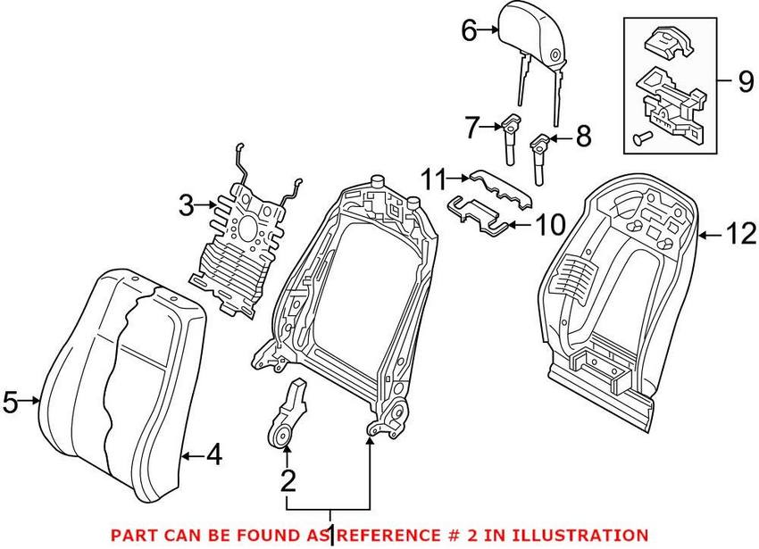 Audi Seat Motor – Front Passenger Side 8S7959762