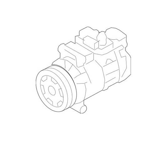 Audi A/C Compressor 8T0260805N