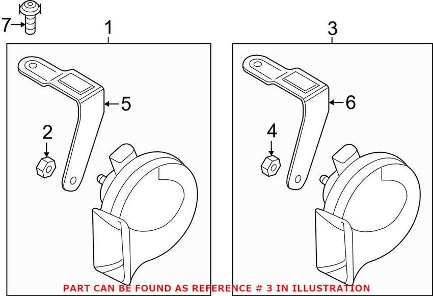 Audi Horn 8U0951209