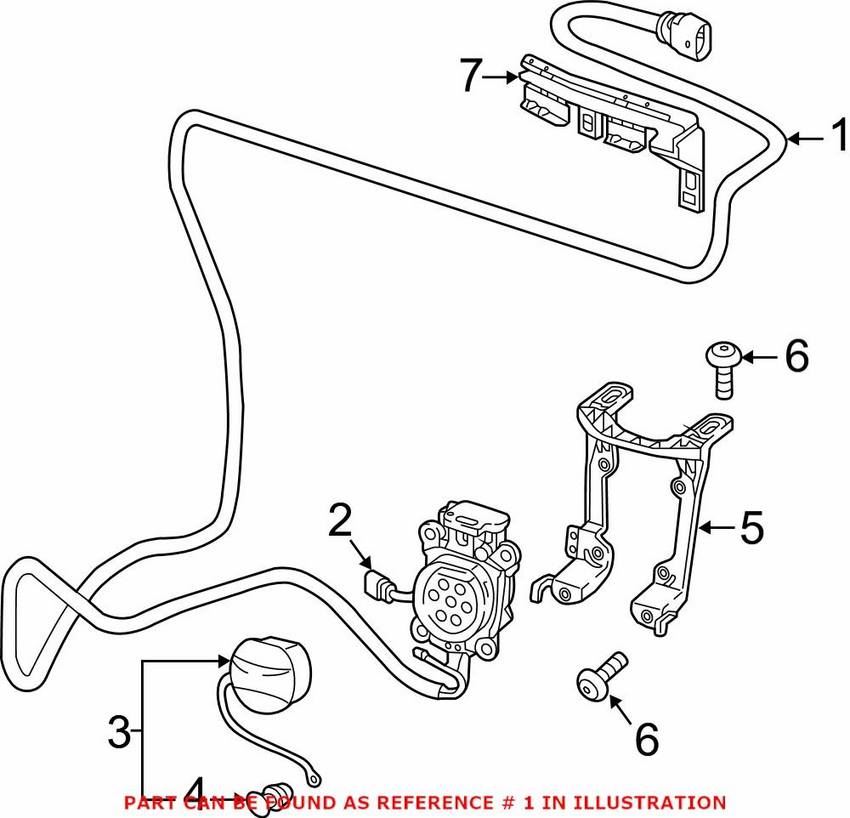 Audi Hybrid Charging Port Assembly