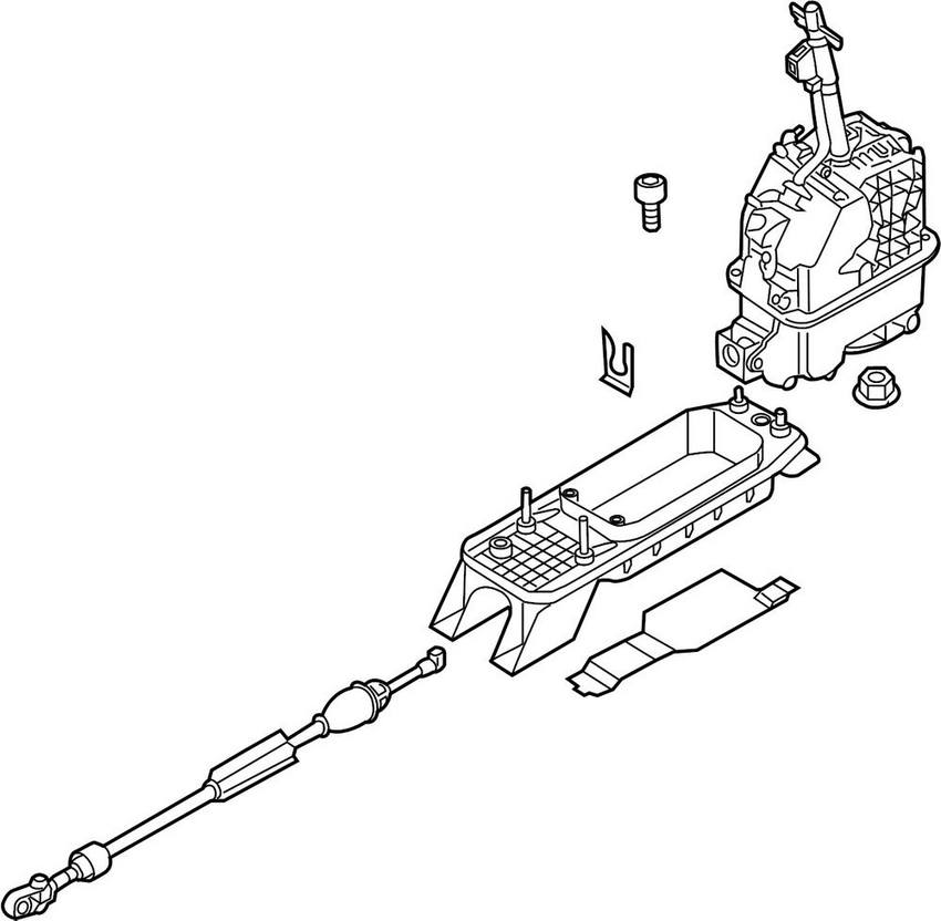 Audi Automatic Transmission Shift Lever 8V1713023AG