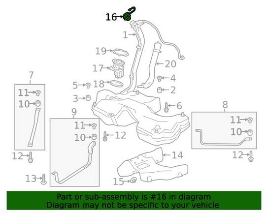 Audi Fuel Tank Cap 8W0201550D