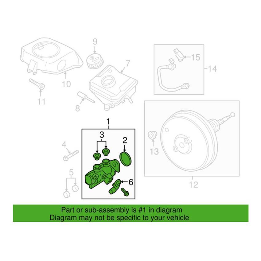 Audi Brake Master Cylinder