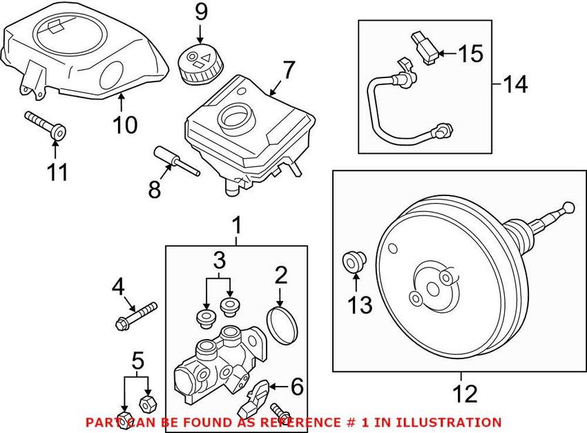 Audi Brake Master Cylinder