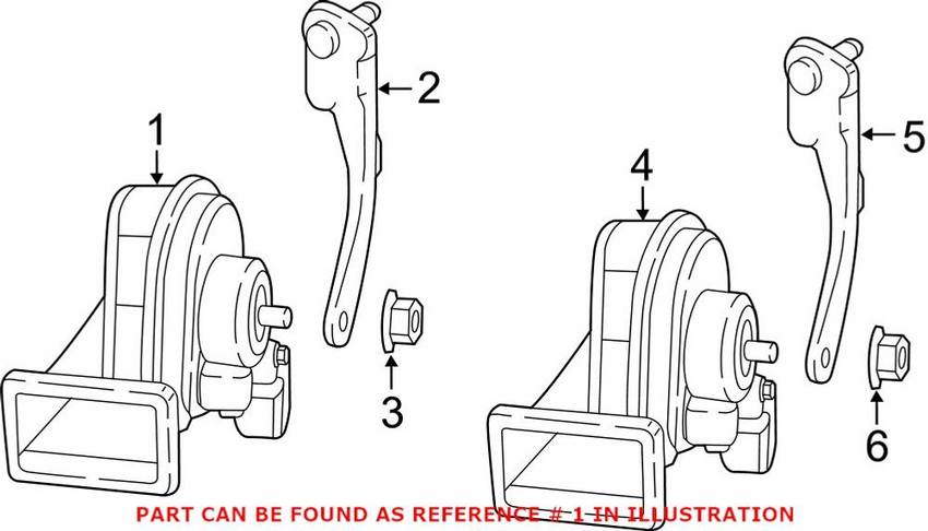 Audi Horn 8W0951221