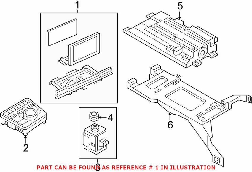 Audi Driver Information Display 8W1919605 – Genuine VW/Audi