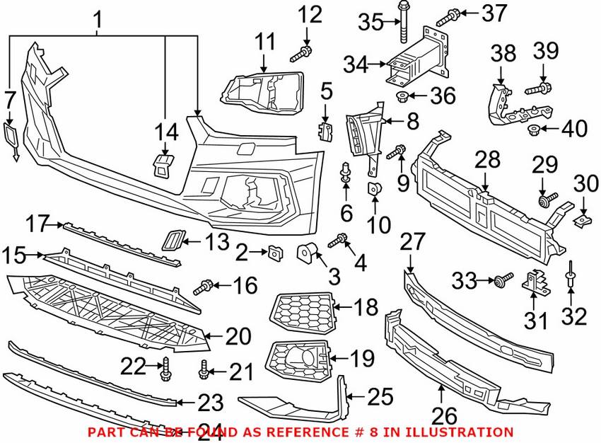 Brake Air Duct – Front Pasenger Side