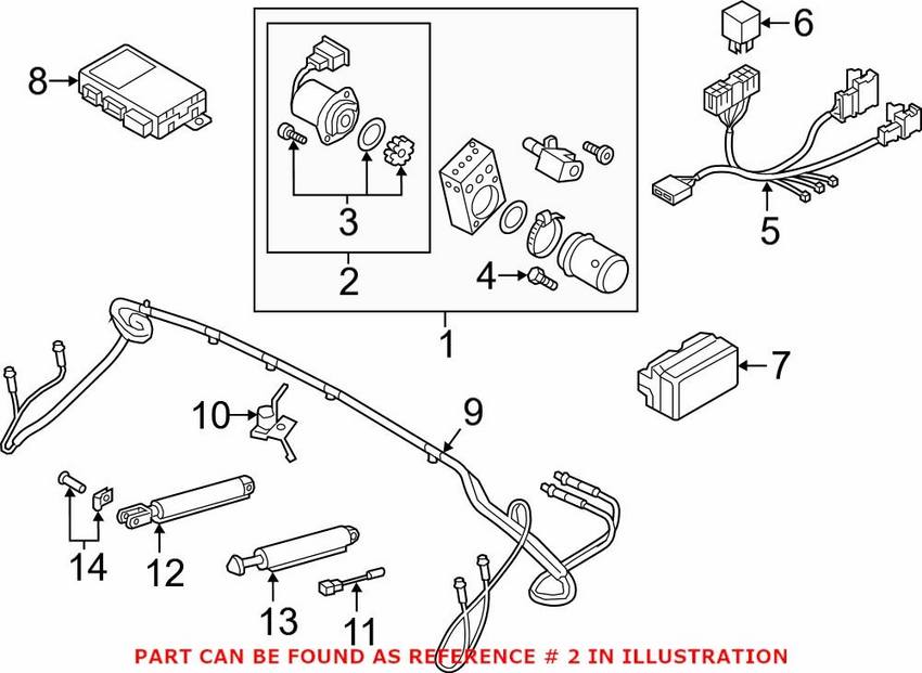 Audi Convertible Top Motor