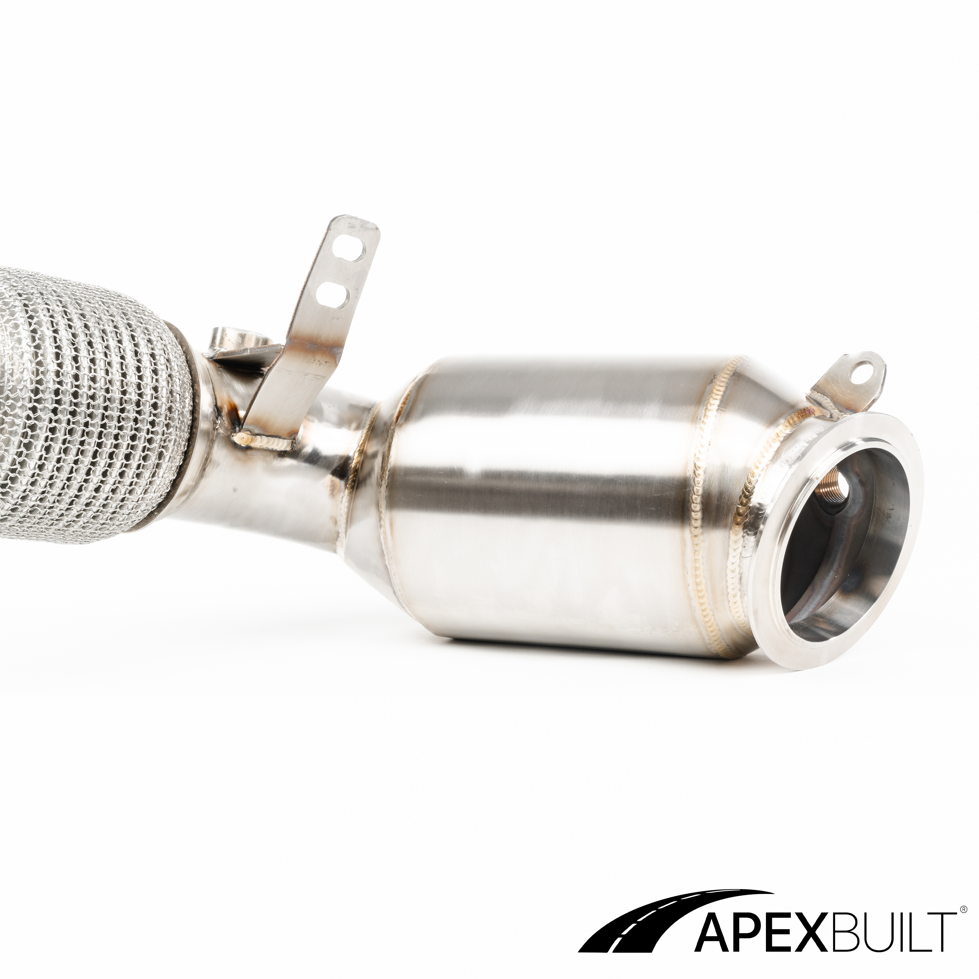 ApexBuilt® BMW F85 X5M/F86 X6M Race Downpipes (S63TU, 2015-19)