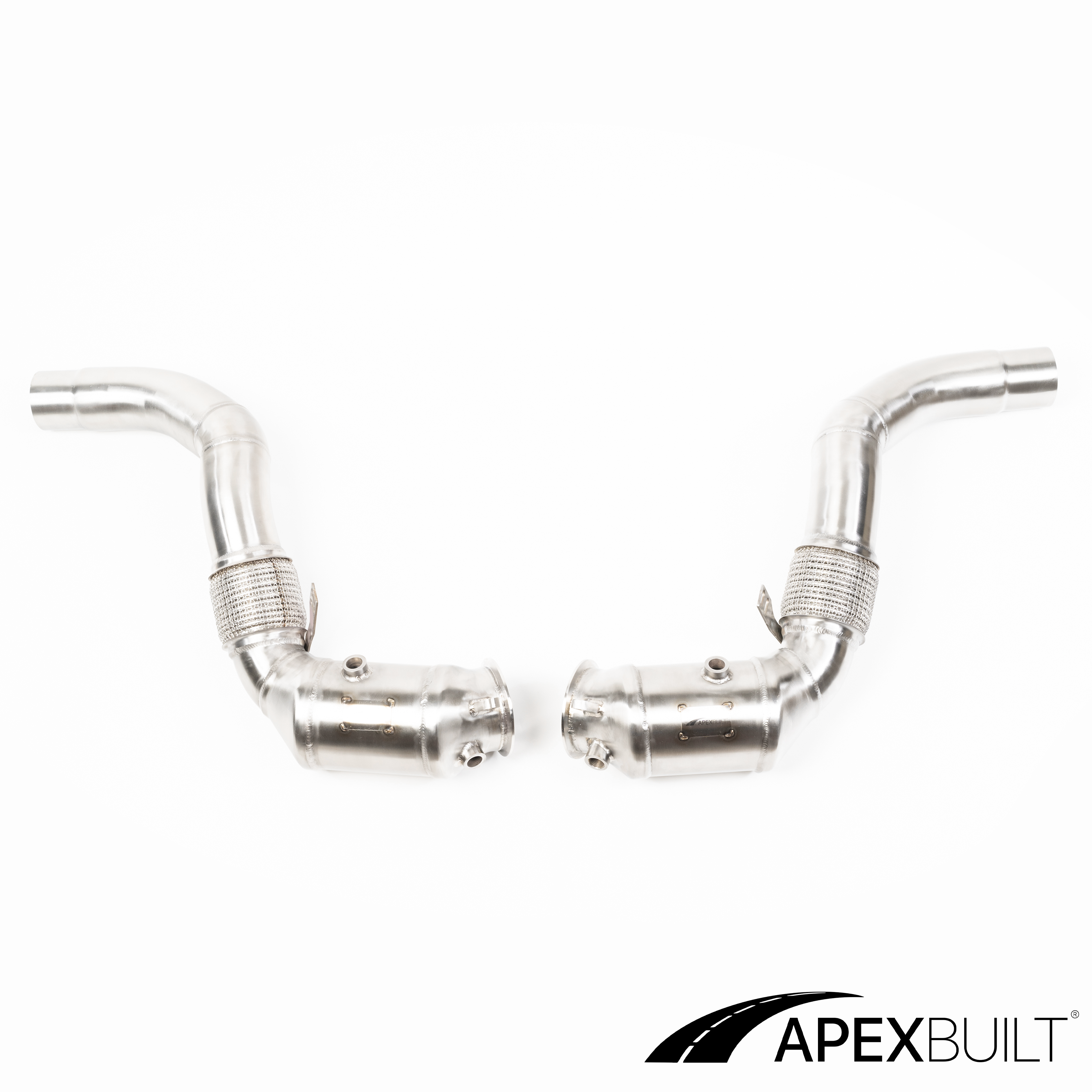 ApexBuilt® BMW G-Chassis M550i/M850i/750i/X5 & X7 M50i Race Downpipes (N63B, 2018+)