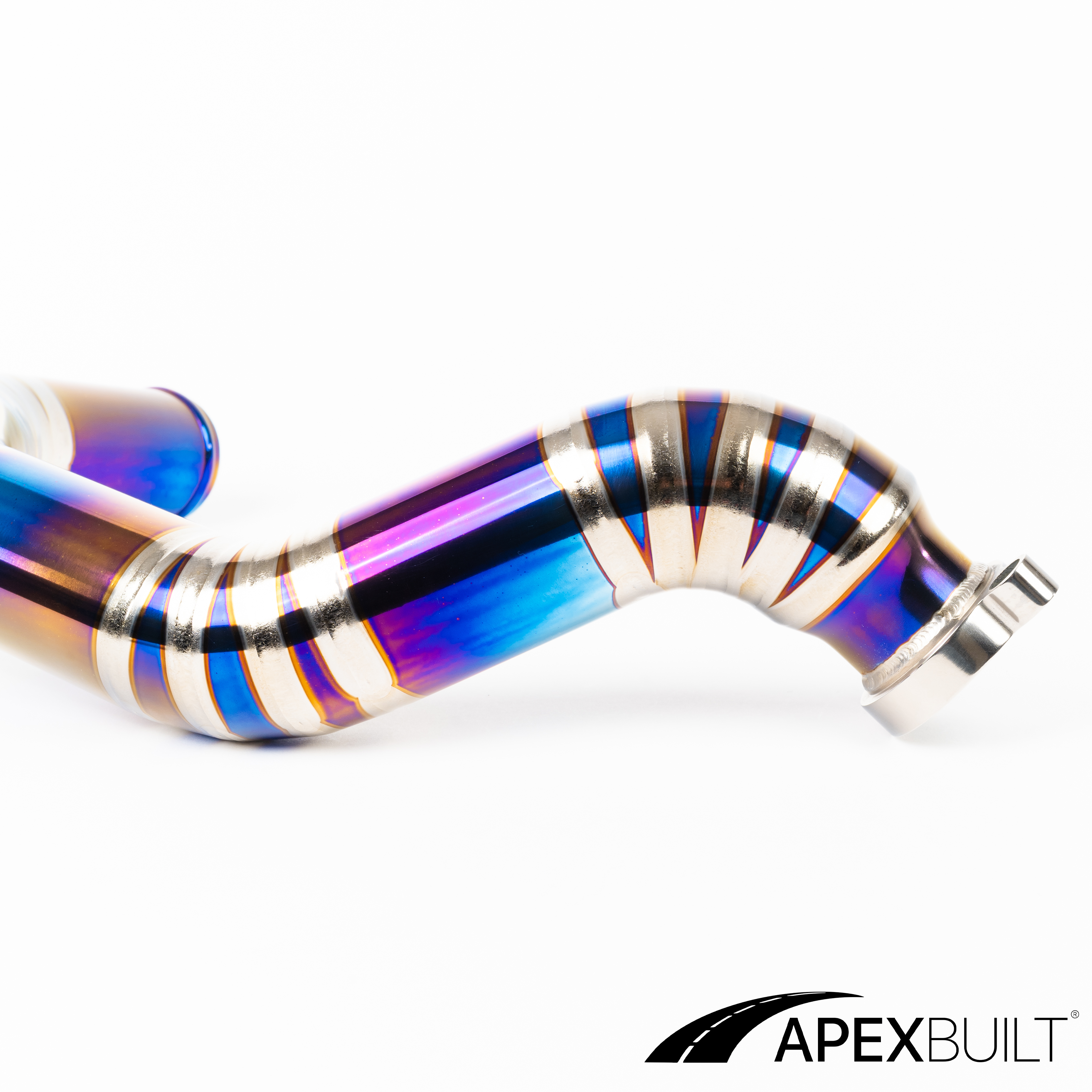 ApexBuilt® BMW F87 M2C, F80 M3, & F82/F83 M4 Titanium Charge Pipe Kit (S55, 2015-20)