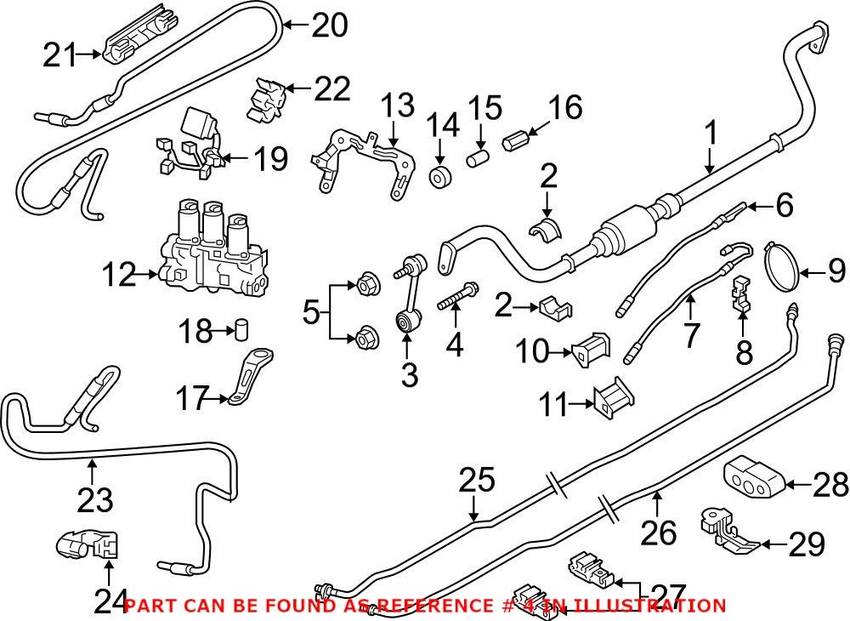 Sway Bar Drop Link Bolt