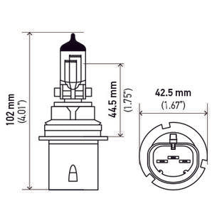 Audi Multi-Purpose Light Bulb Hella 9004P50