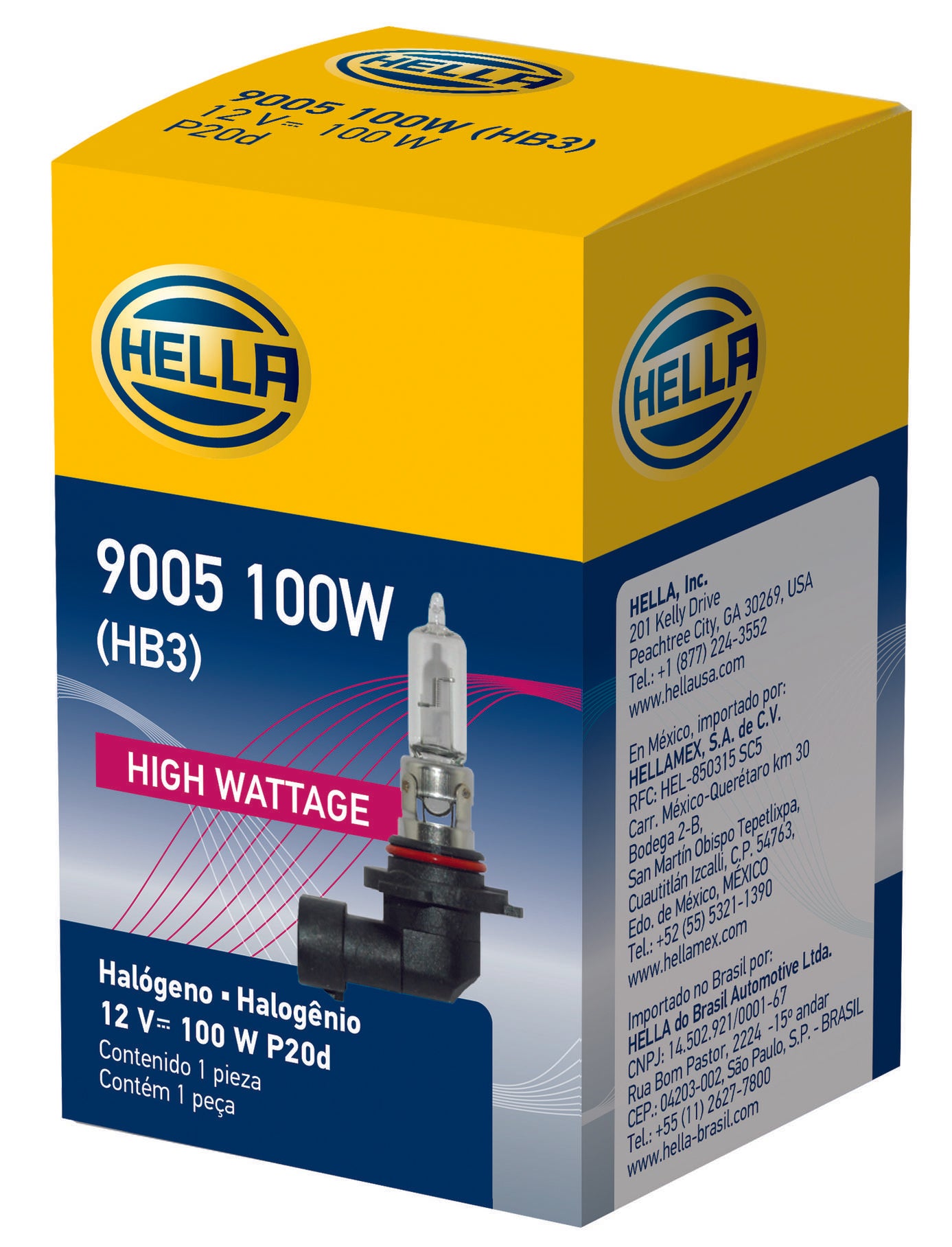 BMW Multi-Purpose Light Bulb Hella 9005 100W