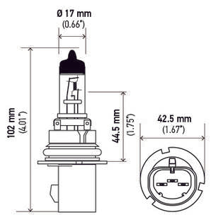 Volkswagen Multi-Purpose Light Bulb Hella 9007