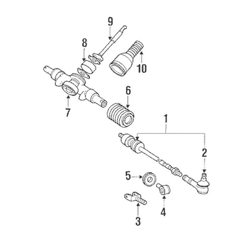 Porsche Tie Rod Boot – Front Inner 90134719102