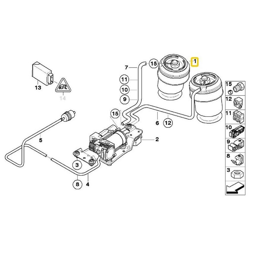 Air Suspension Spring – Rear