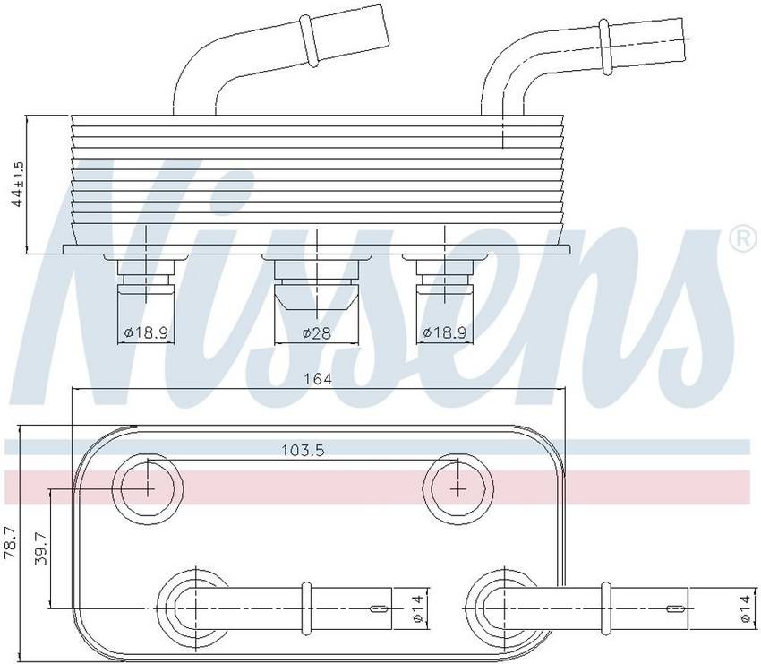 BMW Automatic Transmission Oil Cooler – Nissens 90657