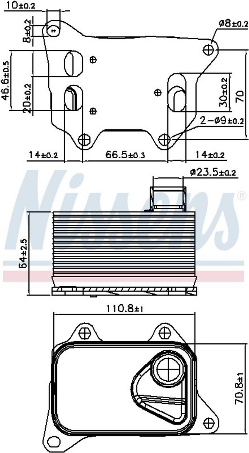 Audi VW Engine Oil Cooler 90914 – Nissens