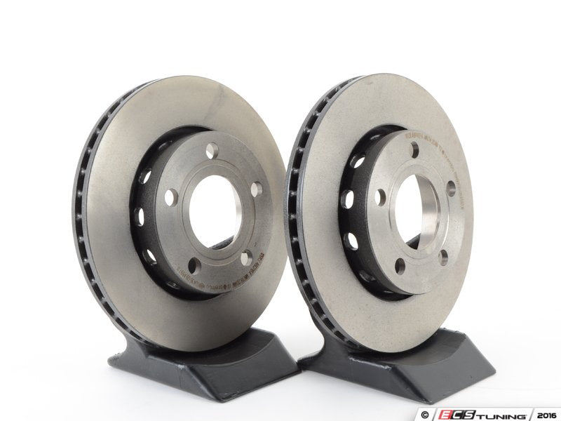 Rear UV Coated Brake Rotors - Pair (256x22)