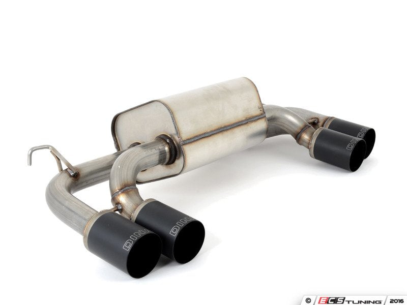 Stainless Axle-Back Exhaust - Black Tips